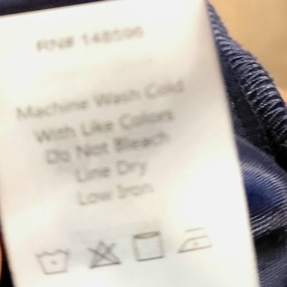 NWT Universal Standard Navy Mackaya Luxe Twill Knot Top 30-32 US 2XL - Picture 9 of 9